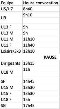 HEURE DE PASSAGE MEDIA DAY